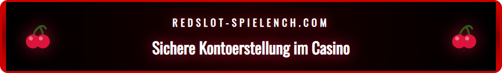 Anleitung zur sicheren Registrierung in einem Schweizer Casino.