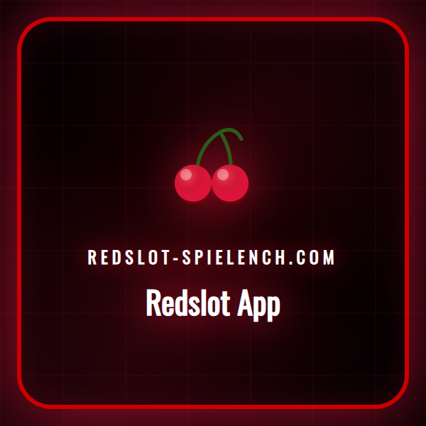 Die Benutzeroberfläche der Redslot App auf einem Smartphone in der Schweiz