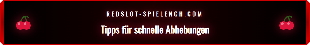 Infografik mit den besten Tipps für eine problemlose Auszahlung.