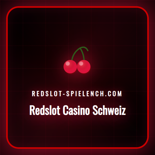 Die Startseite des Redslot Casino Schweiz mit einer Auswahl an Top-Spielen.