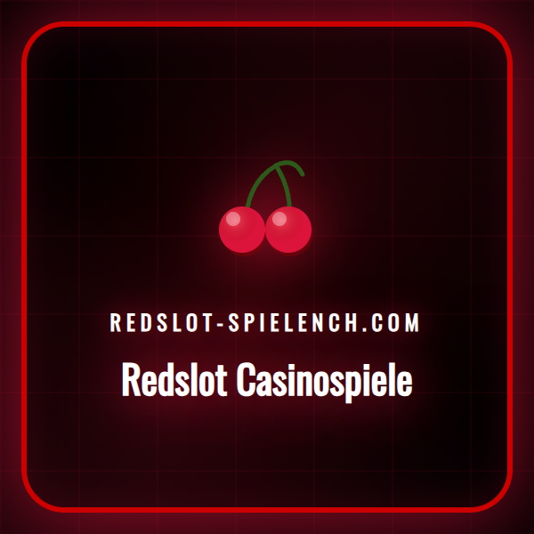 Eine Übersicht der vielfältigen Redslot Casinospiele auf einem Laptop.