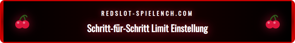 Einstellung des Einzahlungslimits im Spielerkonto für bessere Spielkontrolle.