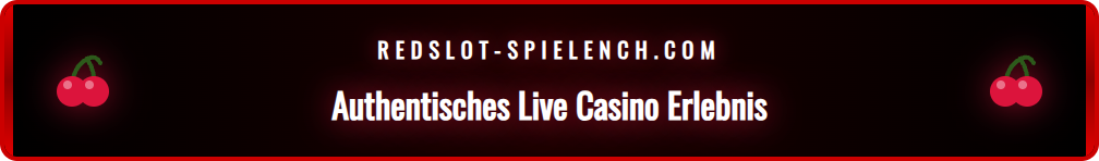 Screenshot der Redslot Live Blackjack Oberfläche mit Dealer und Optionen.