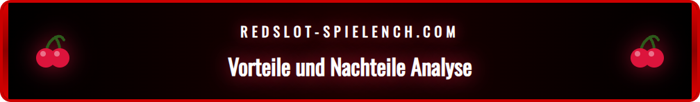 Eine visuelle Gegenüberstellung der Pros und Contras des Casinos.