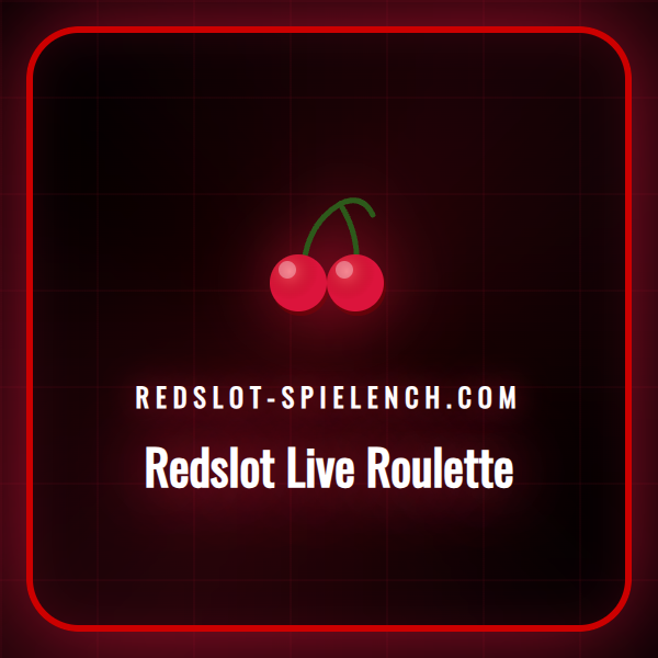 Eleganter Redslot Live Roulette Tisch mit professionellem Croupier.