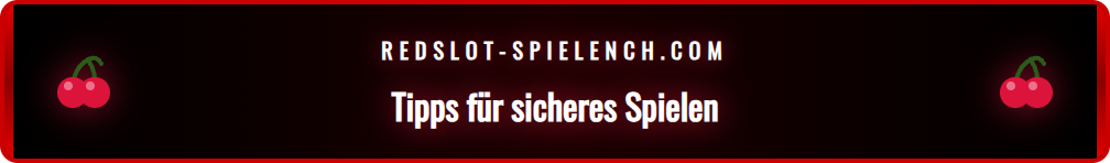 Infografik mit den besten Tipps für einen reibungslosen Redslot Zugang 2026.