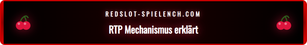Eine Infografik, die den Redslot Return to Player Wert visualisiert.