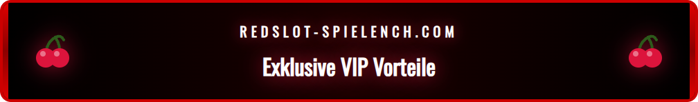 Übersicht der Vorteile im Redslot VIP Club für treue Schweizer Spieler.