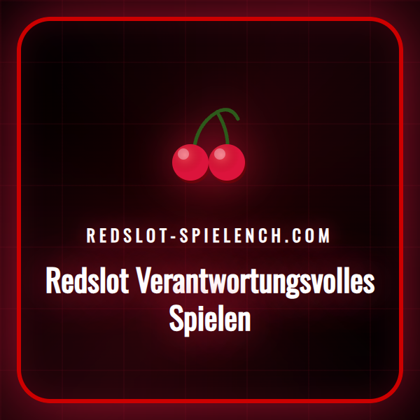 Infografik zu den Säulen für verantwortungsvolles Spielen bei Redslot.