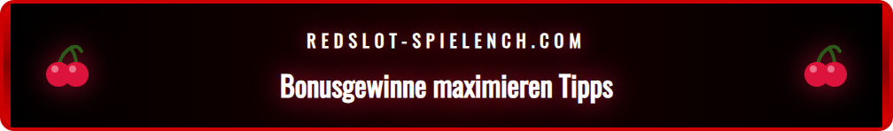 Übersicht über Spielautomaten, die für den Bonusumsatz geeignet sind.
