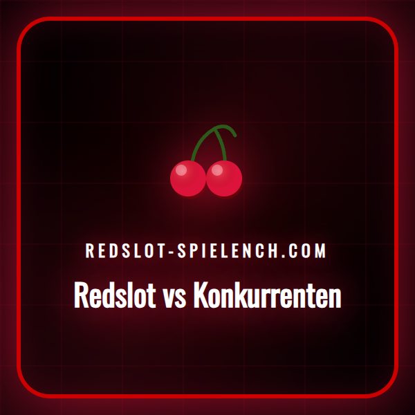 Ein detaillierter Vergleich von Redslot vs Konkurrenten auf einem Laptop-Bildschirm.